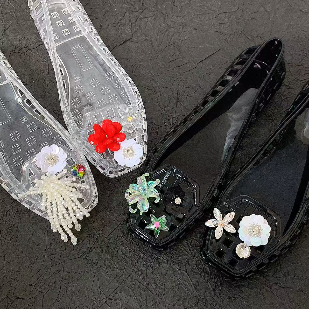 Women'S Accessories For Shoes - Chaussures en cristal pour femmes, chaussures