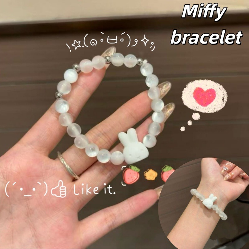 Women Accessories Gift Set - Bijoux de poignet Miffy pour femmes,