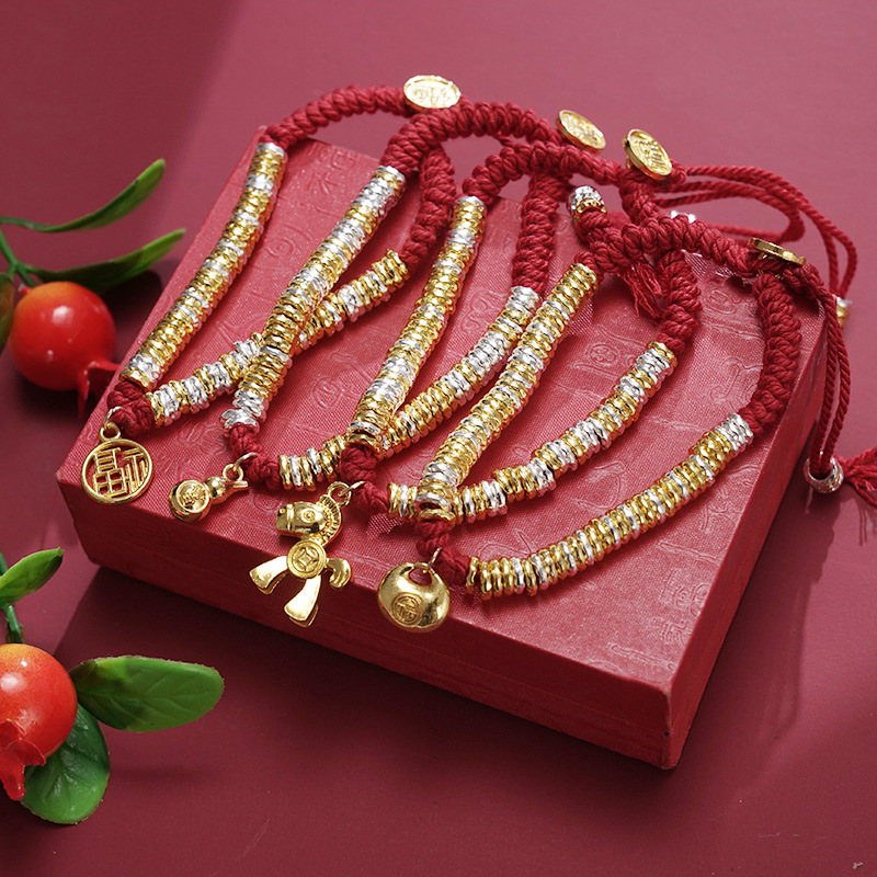 Women Accessories Meaning - Bracelet en corde tissée à la