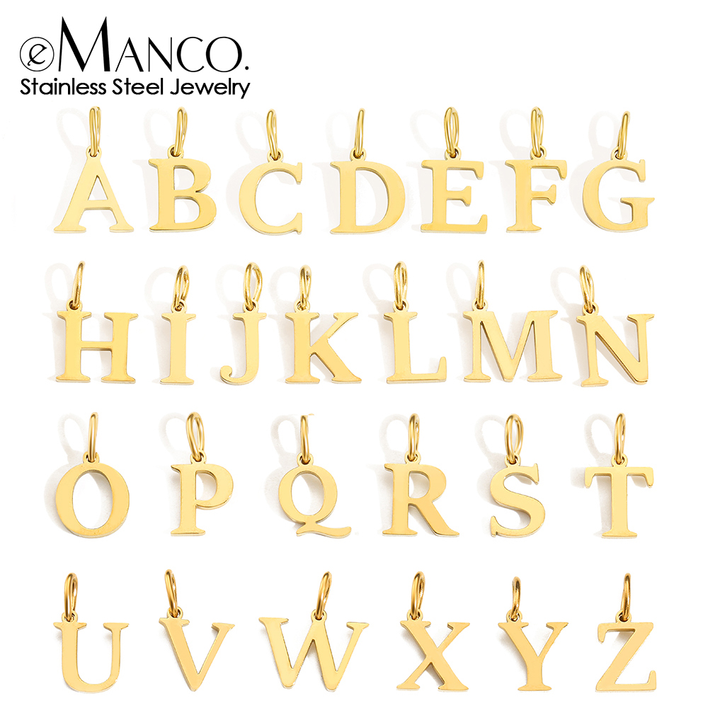 Women Accessories Name In English - EMancoDIY Collier avec pendentifs lettres anglaises