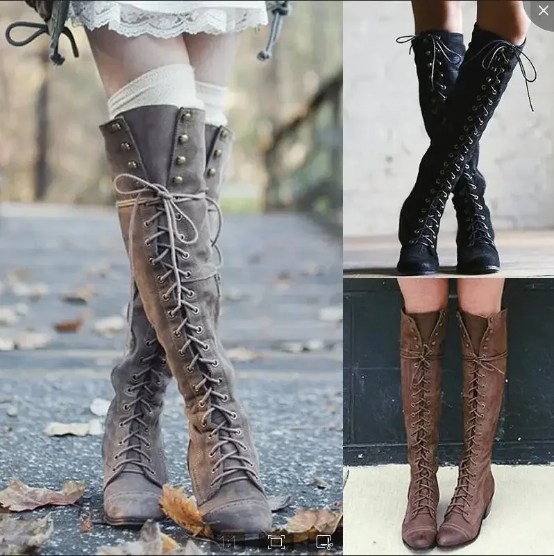Women'S Accessories For Shoes - Costume médiéval bottes de chevalier Viking