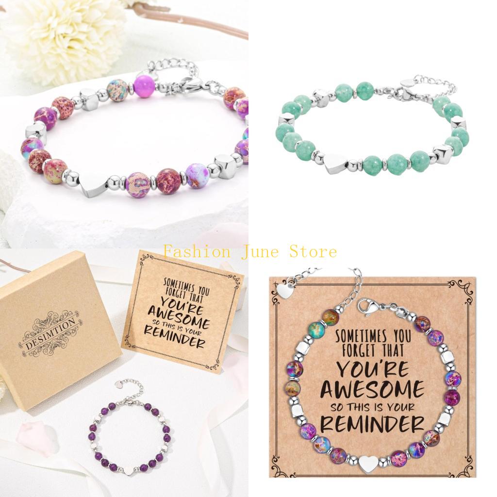 Women Accessories Meaning - N5KA – Bracelet perles en pierre