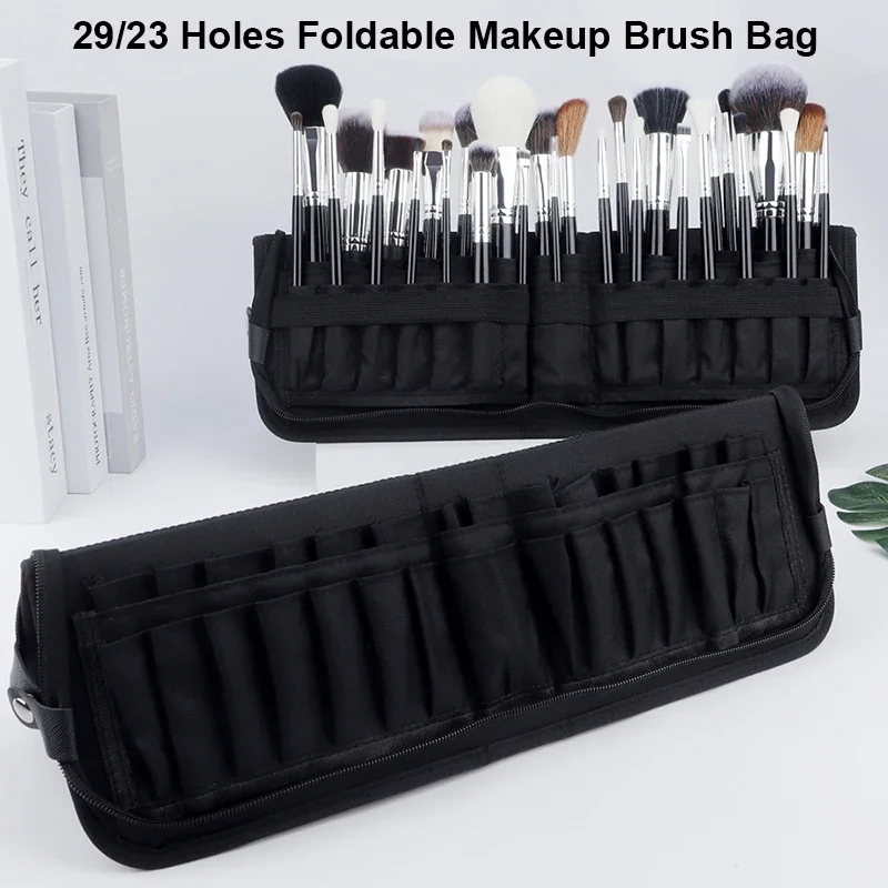 Women Accessories Pouch - 29/23 trous pliable maquillage brosse sac