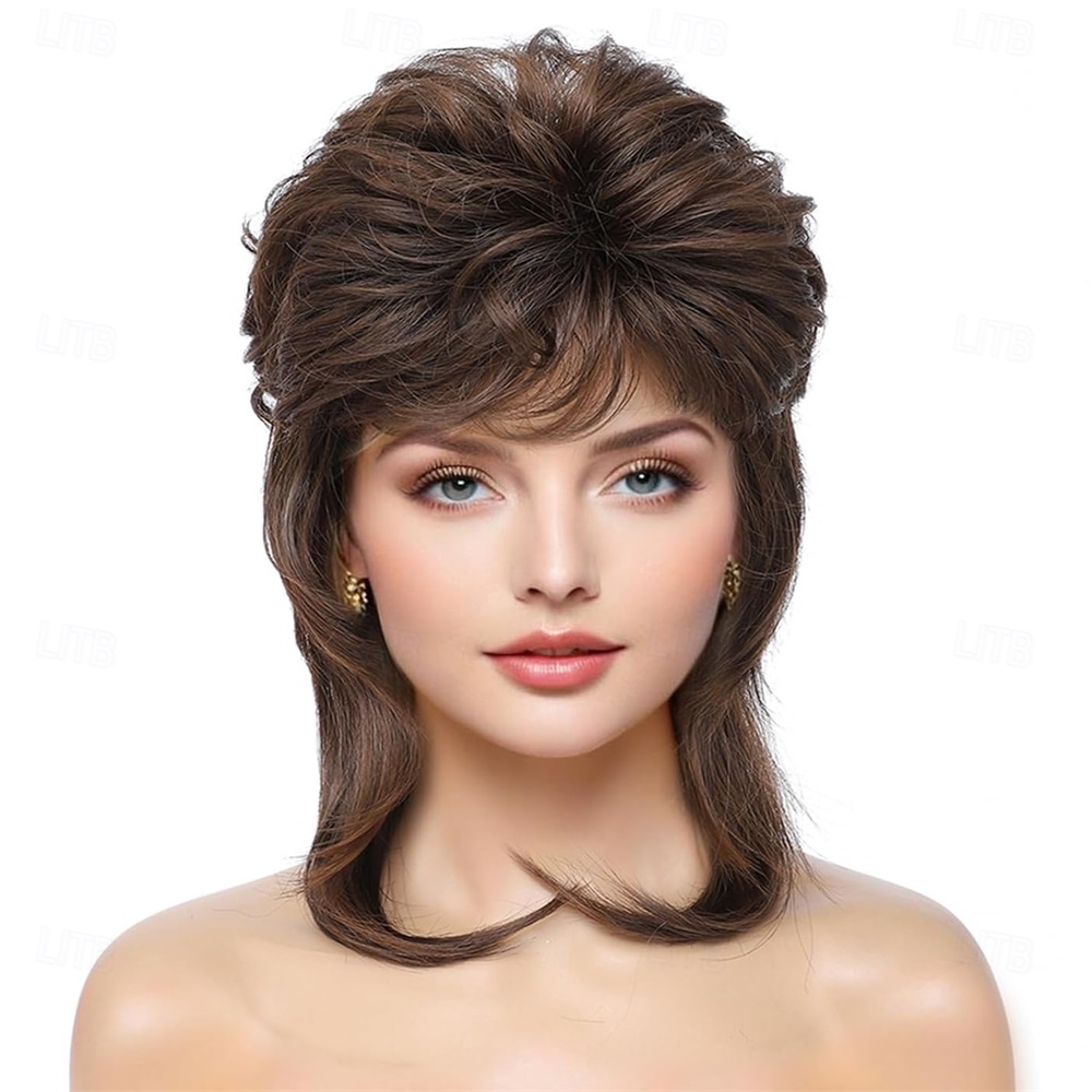 Women'S Accessories In The 90S - HAIRJOY Perruques synthétiques style Mullet pour