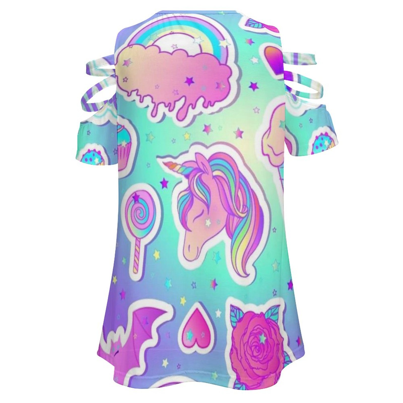 T-shirt imprimé arc-en-ciel po - Women'S Accessories In The 90S avis et prix