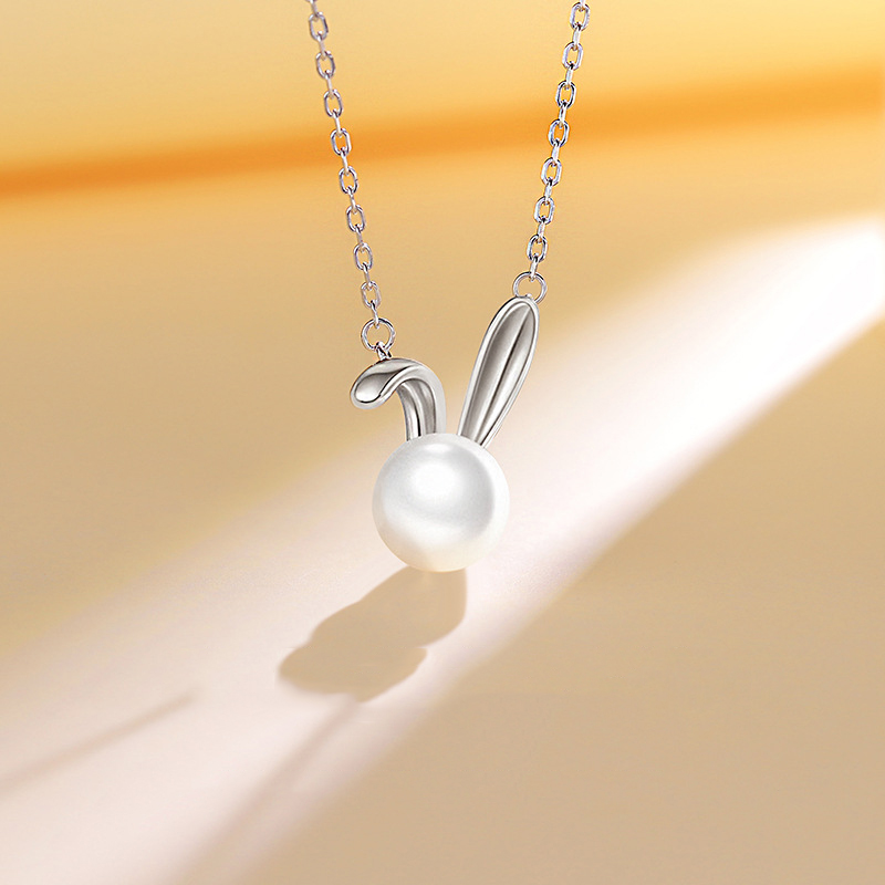 Collier pendentif perle lapin  - Women Accessories Meaning avis et prix