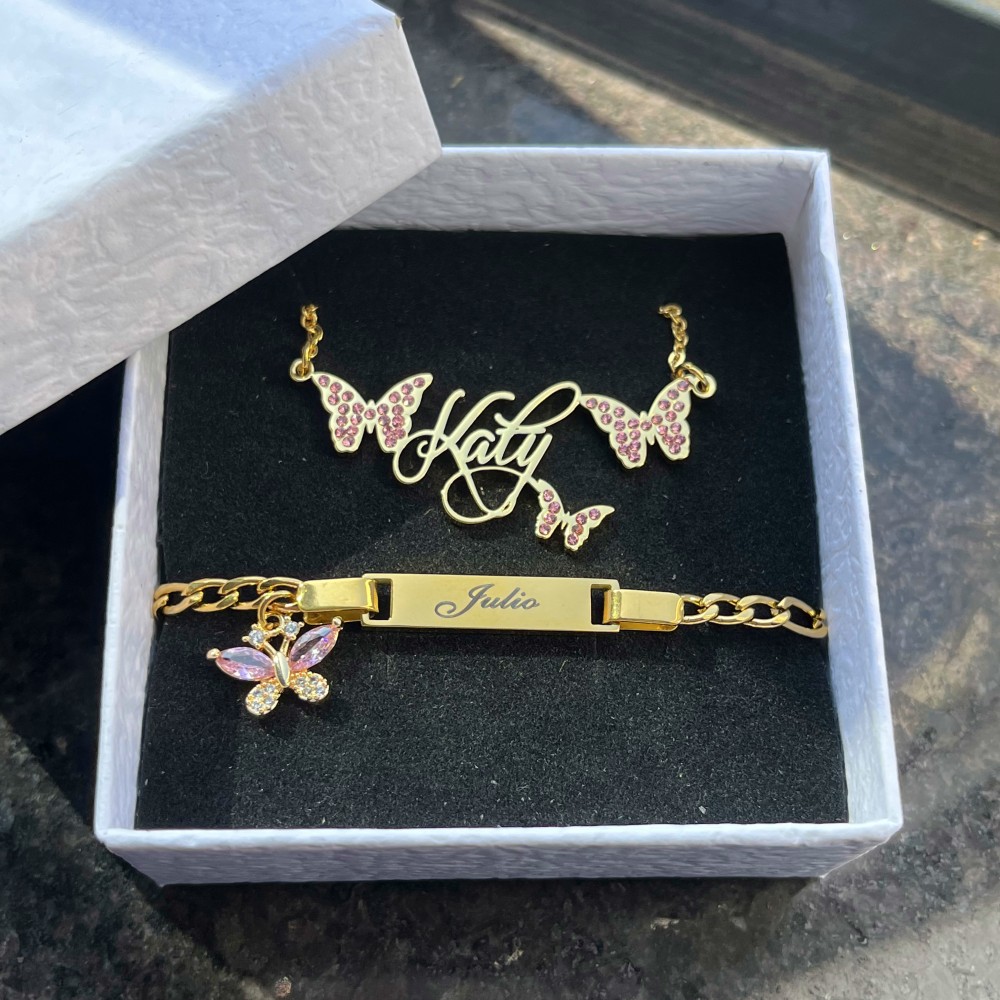 DUOYING-Collier personnalisé a - Women Accessories Gift Set avis et prix