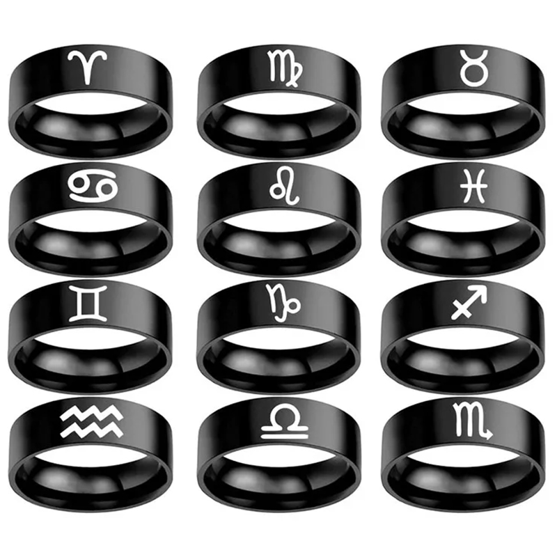 12 anneaux de signe du zodiaqu - Women Accessories Name In English avis et prix