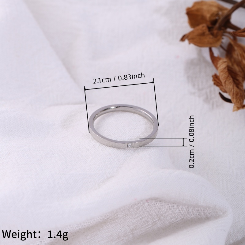 1 anneau fin en acier inoxydab - Women Accessories Meaning avis et prix
