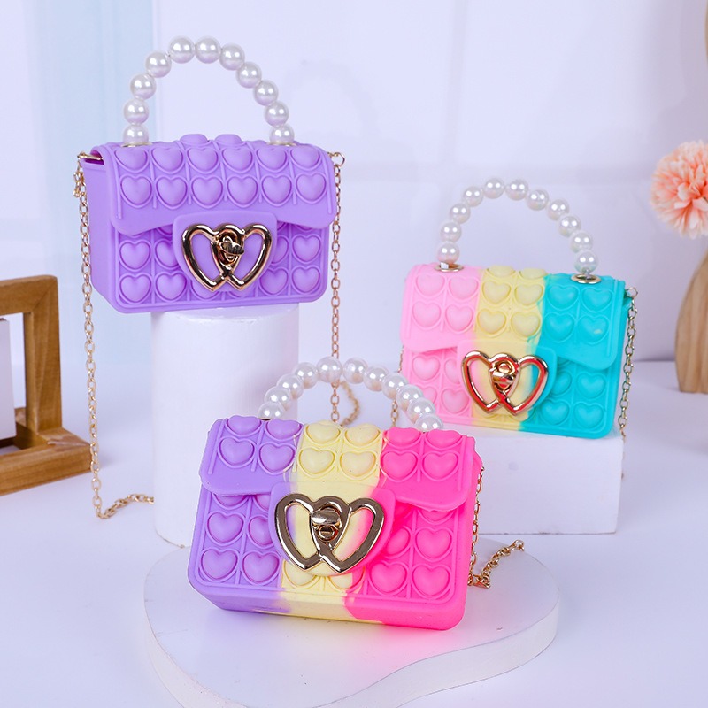 Sac de gelée de bulle d'amour  - Wallet Chain Bag avis et prix