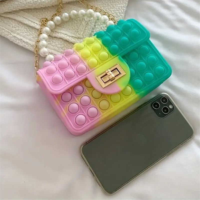 Sac de gelée de bulle d'amour  - Wallet Chain Bag avis et prix