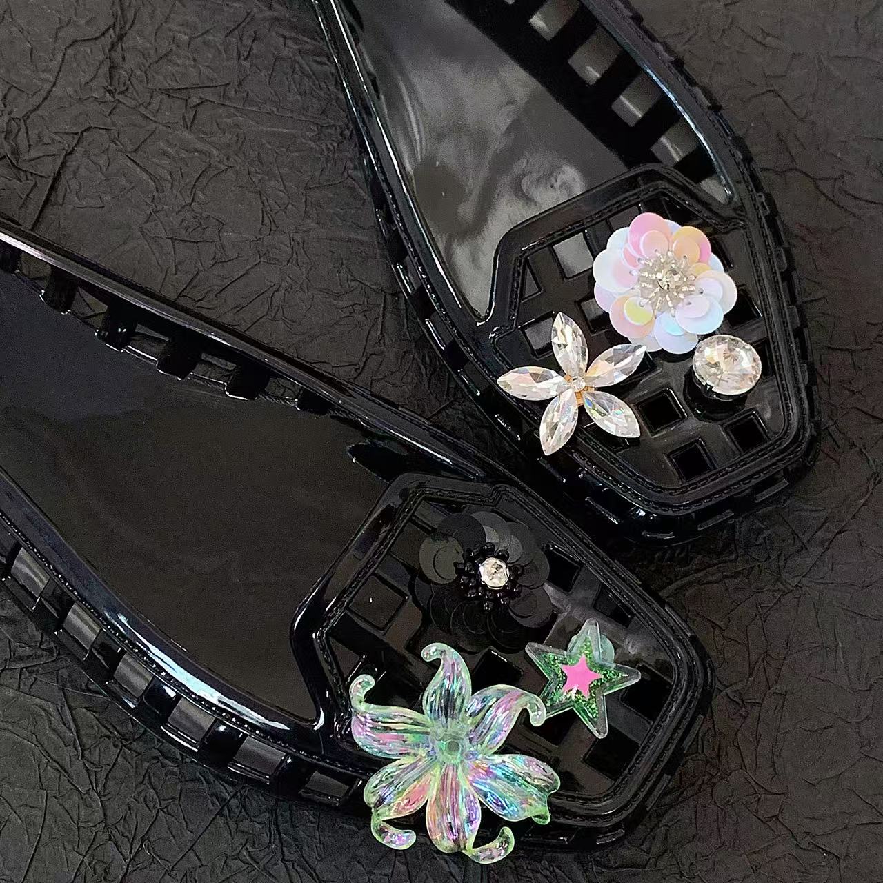 Chaussures en cristal pour fem - Women'S Accessories For Shoes avis et prix